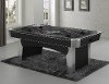 Black and Chrome Air Hockey Table - Phoenix-2