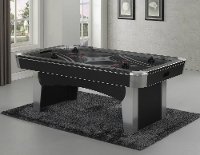 Black and Chrome Air Hockey Table - Phoenix-2
