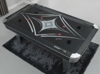 Black and Chrome Air Hockey Table - Phoenix-3