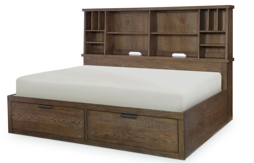 Fulton County Rustic Brown Full Size Lounge Bed-1