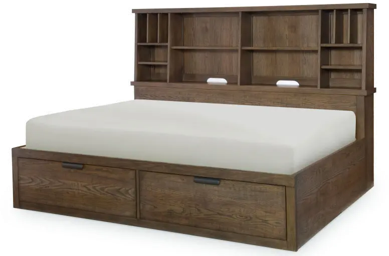 Fulton County Rustic Brown Full Size Lounge Bed-1