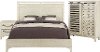 Rustic Contemporary Linen 5 Piece King Bedroom Set - Bohemian