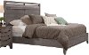 Clearance Rustic Contemporary Gray 5 Piece King Bedroom Set - Bohemian