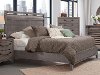 Clearance Rustic Contemporary Gray 5 Piece Queen Bedroom Set - Bohemian