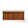 CF6009-WO Warm Oak Entryway Bench - Alder-3