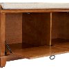 CF6009-WO Warm Oak Entryway Bench - Alder-6