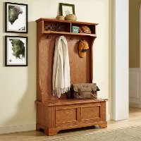 CF6005-OA Oak Hall Tree - Campbell-2