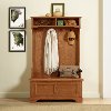 CF6005-OA Oak Hall Tree - Campbell-3