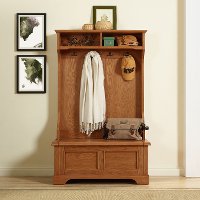 CF6005-OA Oak Hall Tree - Campbell-3