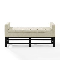 CF6013-CR Cream Upholstered Bench - Claremont-5