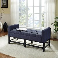 CF6013-NV Navy Upholstered Bench - Claremont-3