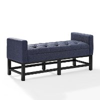 CF6013-NV Navy Upholstered Bench - Claremont-4