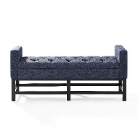 CF6013-NV Navy Upholstered Bench - Claremont-5