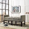 CF6013-SH Shadow Gray Upholstered Bench - Claremont