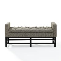 CF6013-SH Shadow Gray Upholstered Bench - Claremont-5