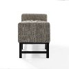 CF6013-SH Shadow Gray Upholstered Bench - Claremont-6
