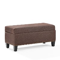 CF6014-BO Bourbon Brown Upholstered Bench - Desmond-4