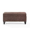CF6014-BO Bourbon Brown Upholstered Bench - Desmond-5