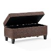 CF6014-BO Bourbon Brown Upholstered Bench - Desmond-7