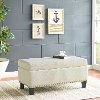 CF6014-CR Cream Upholstered Bench - Desmond-1