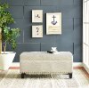 CF6014-CR Cream Upholstered Bench - Desmond-2