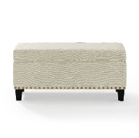 CF6014-CR/CREAM_BNCH Cream Upholstered Bench - Desmond-5