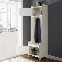CF6016-WH White Entryway Tower - Fremont