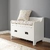 CF6017-WH Distressed White Entryway Bench - Fremont-2