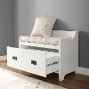 CF6017-WH Distressed White Entryway Bench - Fremont-3