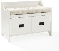 CF6017-WH Distressed White Entryway Bench - Fremont-7