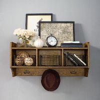 CF6018-CO Coffee Entryway Shelf - Fremont
