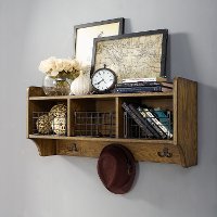 CF6018-CO Coffee Entryway Shelf - Fremont-2