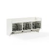 CF6018-WH Distressed White Entryway Shelf - Fremont-4