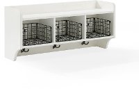 CF6018-WH Distressed White Entryway Shelf - Fremont-4