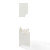 KF60003WH Distressed White Two Piece Entryway Bench and Shelf - Fremont-6