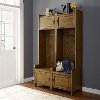 KF60004CO Coffee Entryway Tower (Set of Two) - Fremont