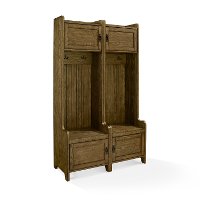 KF60004CO Coffee Entryway Tower (Set of Two) - Fremont-4
