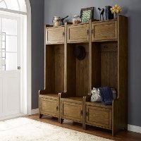 KF60005CO Coffee Entryway Tower (Set of Three) - Fremont