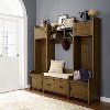 KF60006CO Coffee 4 Piece Entryway Wall Unit - Fremont-1