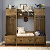 KF60006CO Coffee 4 Piece Entryway Wall Unit - Fremont-2