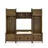 KF60006CO Coffee 4 Piece Entryway Wall Unit - Fremont-5