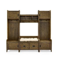 KF60006CO Coffee 4 Piece Entryway Wall Unit - Fremont-5