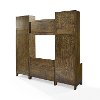 KF60006CO Coffee 4 Piece Entryway Wall Unit - Fremont-7