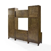 KF60006CO Coffee 4 Piece Entryway Wall Unit - Fremont-7