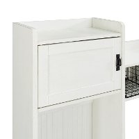 KF60006WH Distressed White 4 Piece Entryway Wall Unit - Fremont-8