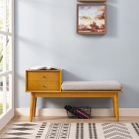 CF6012-AC Light Brown Entryway Bench - Landon-3