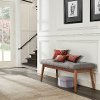 CF6019-AC Brown and Gray Upholstered Bench - Landon-2
