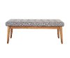 CF6019-AC Brown and Gray Upholstered Bench - Landon-3