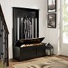 CF6001-BK Black Entryway Storage Bench - Ogden-3