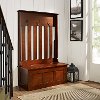 CF6001-MA Mahogany Brown Entryway Storage Bench - Ogden-3